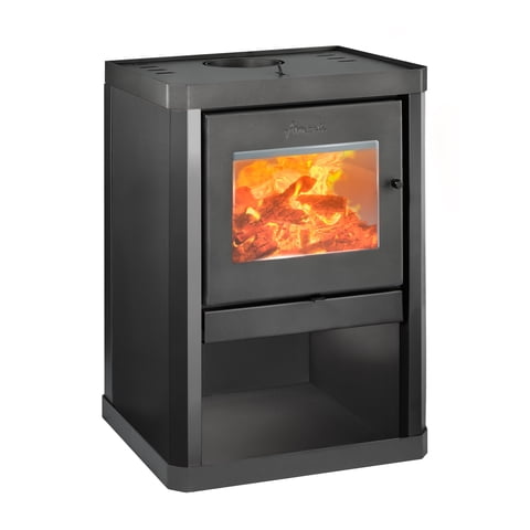 Calefactor A Leña Amesti Classic 400 Negro Satinado