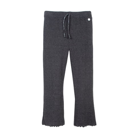 Pillin - Calza Niña Recta Cintura Elasticada Negro