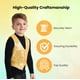 thumbnail image 4 of Chaleco de lentejuelas Dress Up America para niños, disfraz dorado brillante, 4 of 6