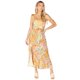 thumbnail image 1 of Vestido de mujer, tirantes con cordones y abertura en el pecho, vestido floral, nueva moda de primavera y verano., 1 of 6