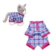 thumbnail image 2 of Pijama escocés rosado Build a Bear clásico para peluche, 2 of 2