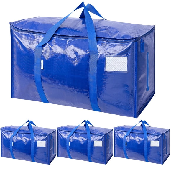 Bolsas de mudanza TICONN extra grandes, 24 galones, impermeables, paquete de 4