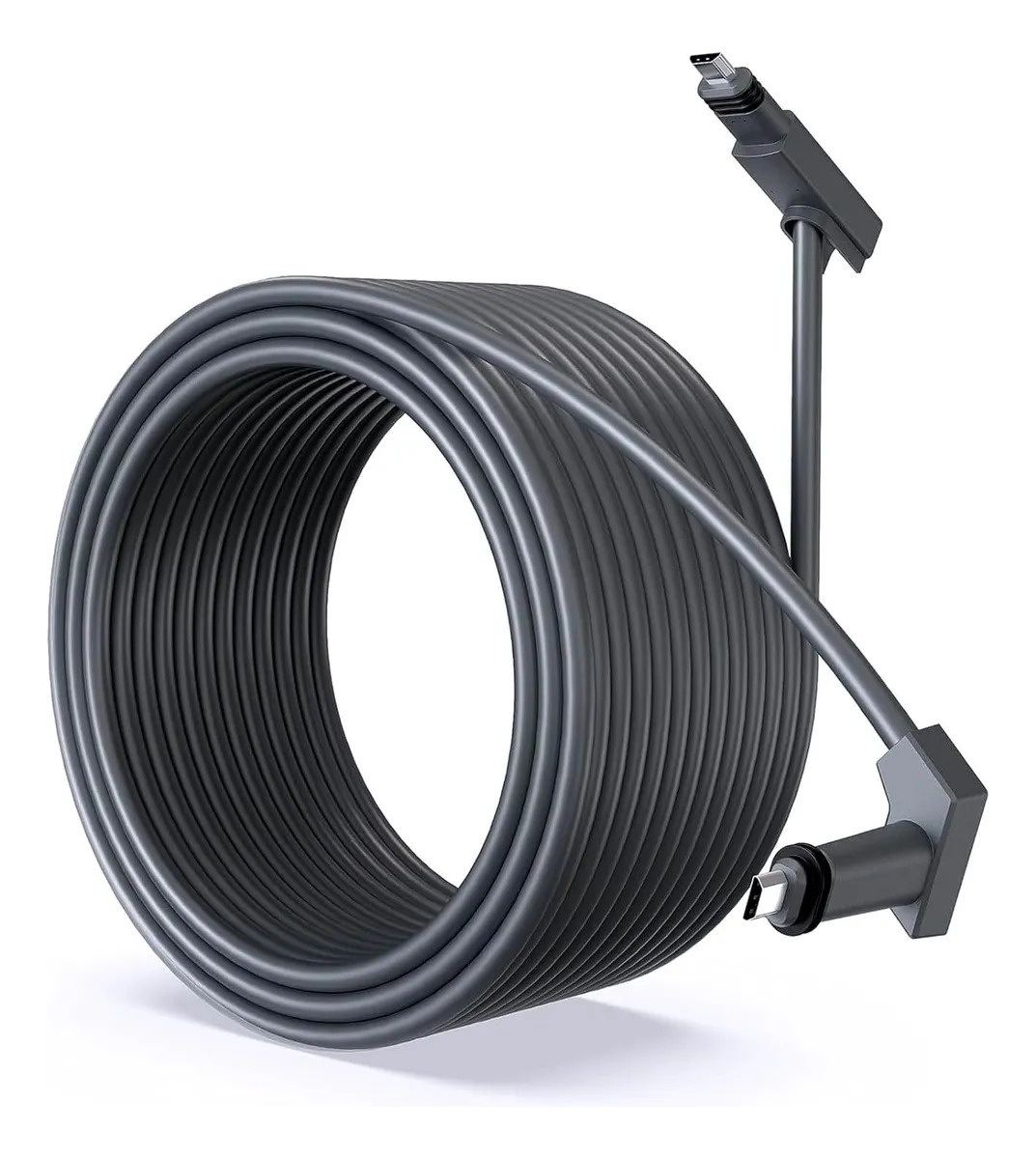 Genérica - 23M Cable Repuesto Compatible Starlink V2/Gen2 Kit Estándar Conexión Estable Color Gris Oscuro