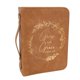 thumbnail image 1 of Funda para Biblia LANDORA & LEAF Grande Marrón Dorado con Cremallera, 1 of 6