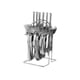thumbnail image 2 of Juego De Cubiertos Acero Inoxidable Con Soporte 24pza Plateado Moderno, 2 of 3