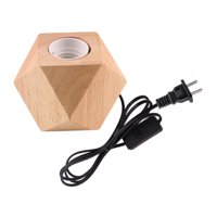 Magideal - E27 Lámpara De Escritorio Con Base De Interruptor De Encendido / Apagado De Lámpara De Noche Para Habitación De Niños Iluminación Decorativa Para Diamante 8X8Cm