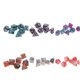 thumbnail image 3 of 42 UNIDS Doble Color 7-die Dice 1.6cm Fit DND RPG Suministros De Juegos De Mesa, 3 of 5