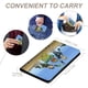 thumbnail image 4 of Wild Kratts Porta Pasaporte Y Cartera De Viaje Premium De Cuero Pu Funda De Pasaporte Bloqueo Rfid Con Ranuras Para Tarjetas De Crédito Estuche Para Libro De Pasaporte Para Familia 10cm × 15cm, 4 of 6