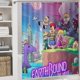thumbnail image 5 of Película Earthbound-theme 4-Piece Shower Curtain Set with Rugs, Waterproof Bathroom Decor Set Includes Bath Mat, U-Shaped Rug, Toilet Lid Cover and Curtain with Hooks, 5 of 6
