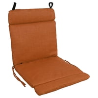 Silla De Exterior Cushion Blazing Needles, Asiento Y Respaldo, Color Canela
