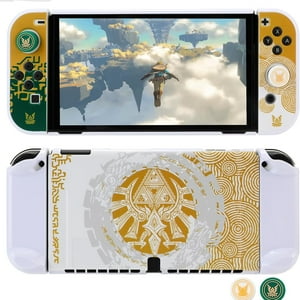 Funda Protectora Aaronmei Nintendo Switch Oled Blanca