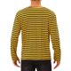 thumbnail image 3 of INSPIRE CHIC Camiseta a Rayas para Hombre Cuello Redondo Casual de Manga Larga Básica S Amarillo Negro, 3 of 6