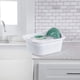 thumbnail image 3 of Lavabo, lavabo, lavabo para pies, 12 litros, plástico Tribello, blanco, 3 of 6