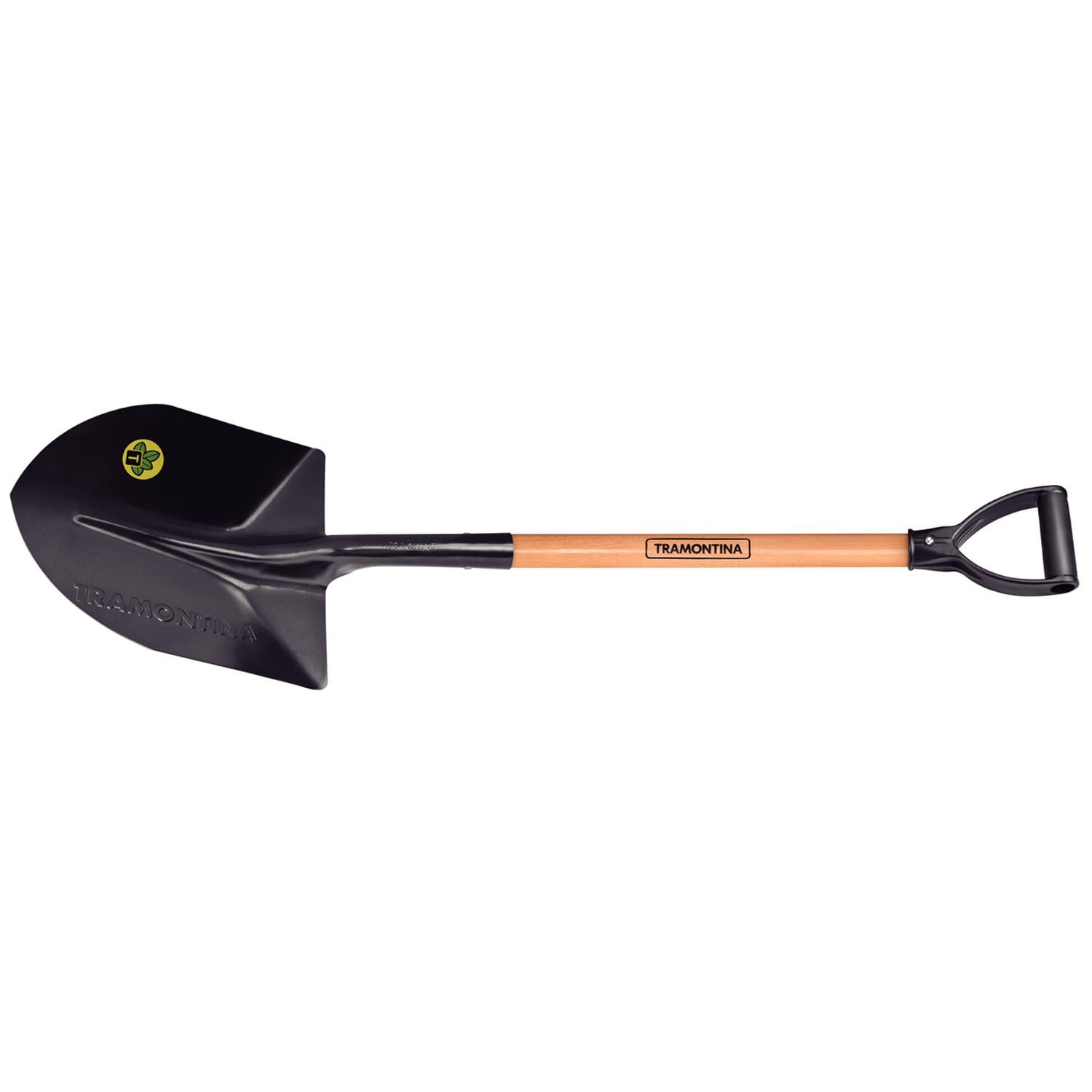 Tramontina - Pala Punta Huevo Acero Mango Madera 71 Cm Negro