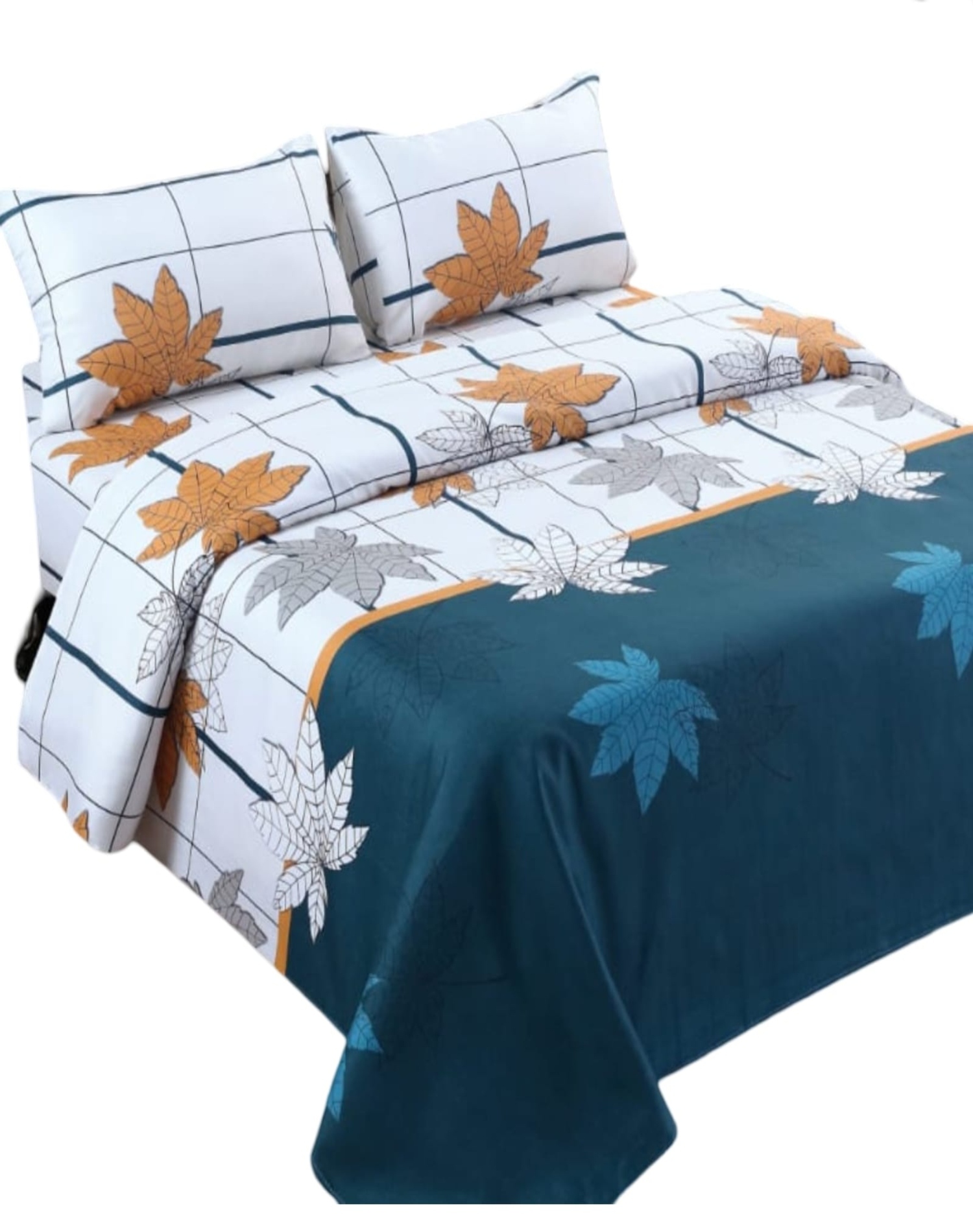 Genérica - Sábana 2 Plaza De 144 Hilos Algodón Suave 8O1