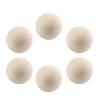 Bothyi - 6 Bolas De Madera Sin Terminar, Suministros Para Manualidades, Diámetro 4,5 Cm, Esferas De Madera