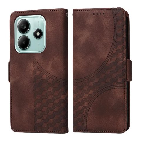 Carcasa Foxdock Xiaomi Redmi Note 14 5G De Cuero Pu, Diseño Acolchado Clásico, Protección Contra Caídas Y Rayones