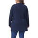 thumbnail image 3 of Agnes Orinda Women's Plus Size Cárdigan con Botones Cuello en V Manga Larga Bolsillo Tejido de Punto Suelto Casual Suéter 3X Azul Marino, 3 of 6