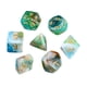 thumbnail image 1 of Juego de Dados Acrílicos para Juegos de Mesa, 7 Piezas, Color Verde, 1 of 3