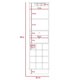 thumbnail image 4 of Living Combo Rack 58 Pulgadas Classic Caramero/Wengue + Bar, 4 of 7