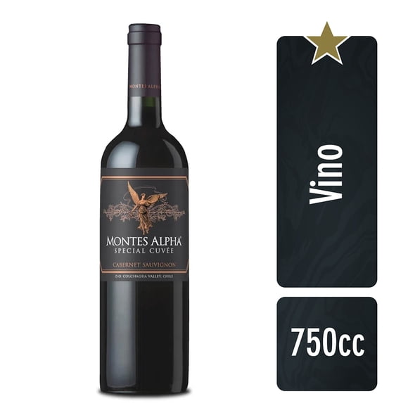 Vino Tinto Alpha Cuvee Cabernet Sauvignon Botella, 750 ml