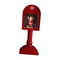 Magideal - Globo De Nieve Navideño Farol De Agua Con Música Lámpara De Noche Para Niños Decoración De Interior Con Escena Iluminada Adecuado Para Regalos Y La Of Papá Noel