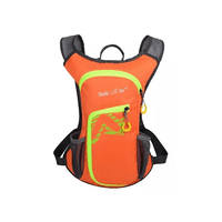 Genérico - Mochila Outdoor Trekking + Bolsa De Agua Color Naranja