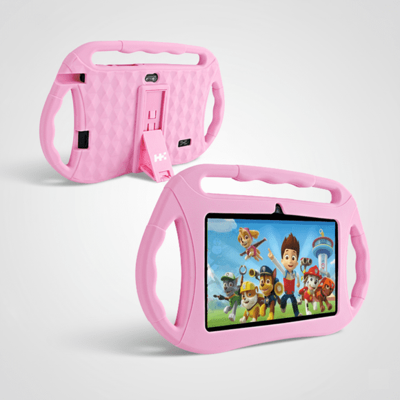 Tablet para niños 7 Pulg. WiFi Playstore Control Parental Rosa
