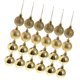 thumbnail image 2 of 24pcs 6cm bolas de navidad navidad adornos de árbol colgando decoraciones de oro, 2 of 5