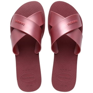 Sandalia Mujer Aqua Metallic Amaranto Havaianas