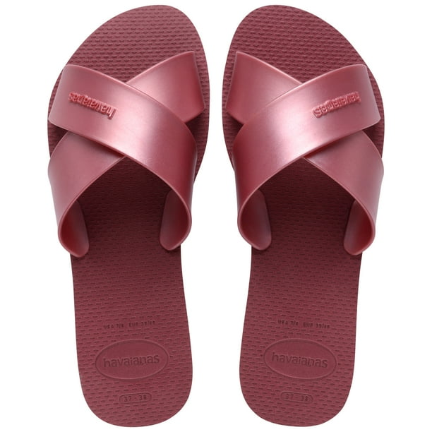 Sandalia Mujer Aqua Metallic Amaranto Havaianas