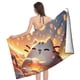 thumbnail image 4 of Pusheen el Gato Toalla de playa de secado rápido con diseño temático, regalo para mujeres y niñas, ideal para cumpleaños, fans, amantes de la música, uso en la playa o al aire libre, 78 × 160 cm, 4 of 6