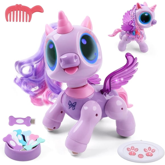 Unicornio Robot BIRANCO Control Remoto Rosado Violeta 8326A