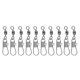 thumbnail image 5 of 10pcs giratorio de barril rodante de pesca con conector giratorio a presión con enclavamiento 3 #, 5 of 5