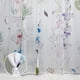 thumbnail image 4 of Cortinas Fereyis con hojas florales para sala de estar, 214 cm, 2 paneles, 4 of 7