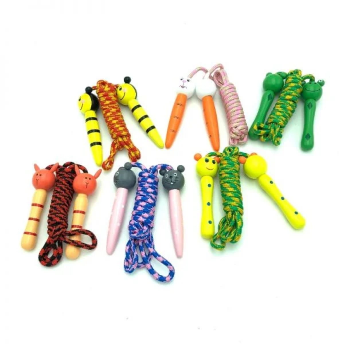 Genérico - Cuerda Para Saltar Madera