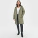 thumbnail image 4 of Parka Mujer Larga Quilt Verde Oliva Corona, 4 of 5