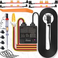 Kit De Cableado Para Cámara De Tablero Redsia Usb C De 3 Cables, 3,5 M, 12-24 V