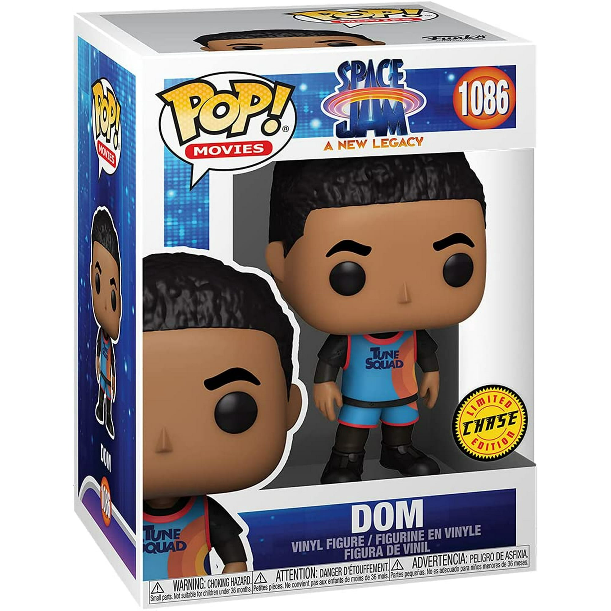 Funko - Pop! Movies: Space Jam Legacy - Dom With Chase (style May Vary), 3.75 Inches