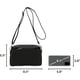 thumbnail image 3 of Bolso bandolera FashionPuzzle Triple Zip 8.5 x 5.5 x 2.75 pulgadas, 3 of 3