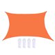 thumbnail image 5 of Bloque UV De Vela Sun Shade 2x3m Para Patio Bloque UV Para Instalación Exterior Naranja, 5 of 5