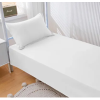 Genérico - Juego Sabanas Economicas 1 Plaza 3 Piezas Color Blanco