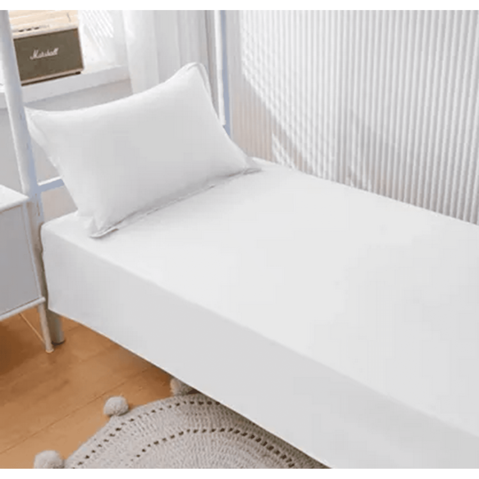 Genérico - Juego Sabanas Economicas 1 Plaza 3 Piezas Color Blanco