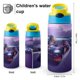 thumbnail image 2 of Auto de carreras Botella de Agua con Tapa Pop Top de Un Toque, Acero Inoxidable, a Prueba de Fugas, para Deportes, Botella Infantil azul 12 oz, 2 of 6