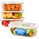 thumbnail image 1 of Ziruma Contenedores de Alimentos 4‑Pack 600 ml Herméticos Gris, 1 of 9