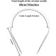 thumbnail image 2 of Aguja Circular MelphanAuto US8 5.0 mm 16 in 40 cm de Acero Inoxidable, 2 of 3