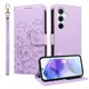 thumbnail image 3 of Funda Cartera para Samsung Galaxy A55 Perro Cachorro Grabado con Tarjetas Soporte Correa Morado, 3 of 6