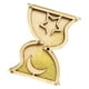 thumbnail image 1 of Accesorio De Tablero Ocupado De Madera Para Niños Pequeños, Enseñanza Temprana De Habilidades Prácticas, Reloj De Arena Amarillo, 1 of 5