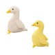 thumbnail image 1 of 2 Uds., Mu?eco De Pato De Peluche Infantil, Decoración De 30cm, Blanco, 30cm, Amarillo, 1 of 5