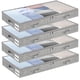 thumbnail image 1 of Cajón de almacenamiento para debajo de la cama Kukikan, paquete de 4 unidades de 10 cm con tapas tra, 1 of 7